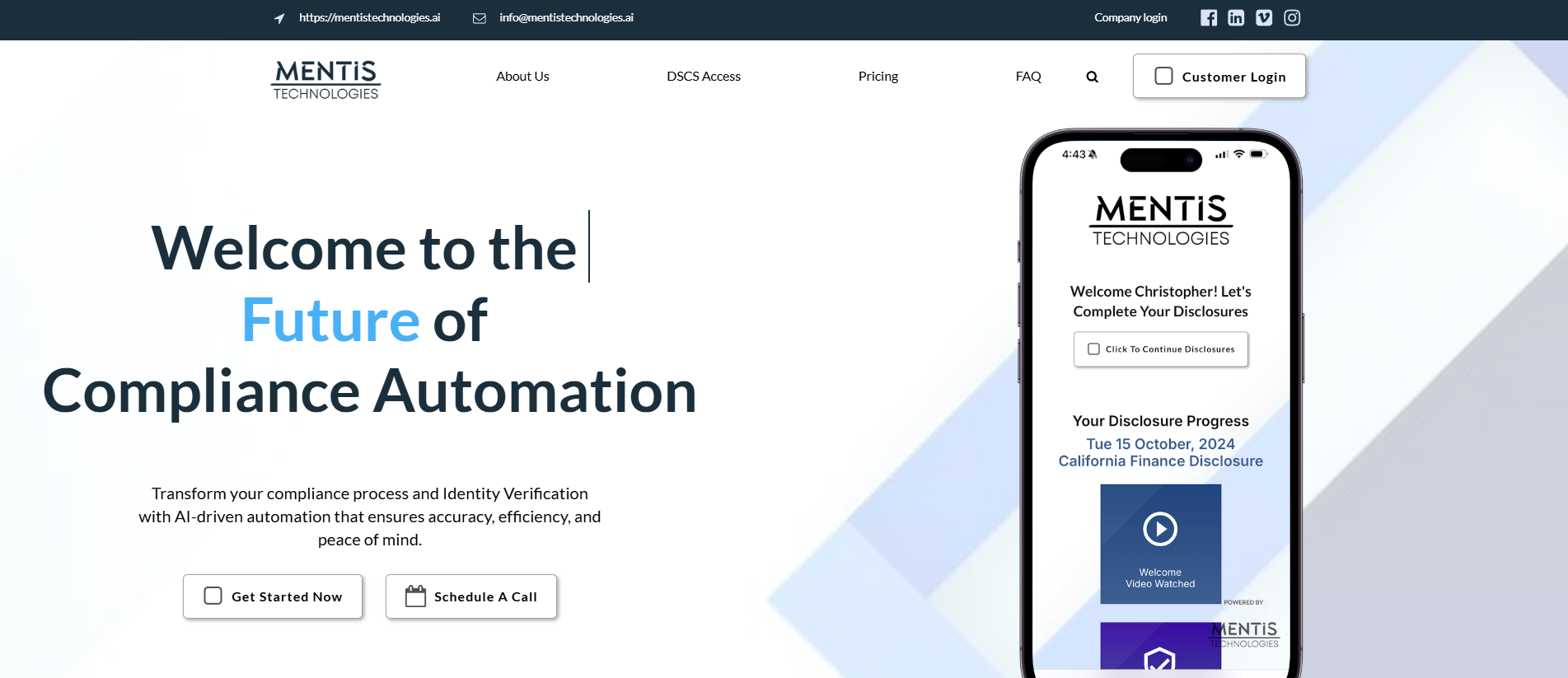 Mentis Technology